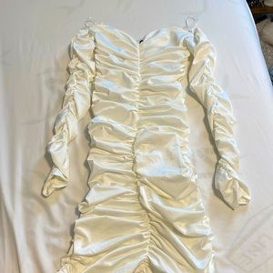 H&M bodycon white dress